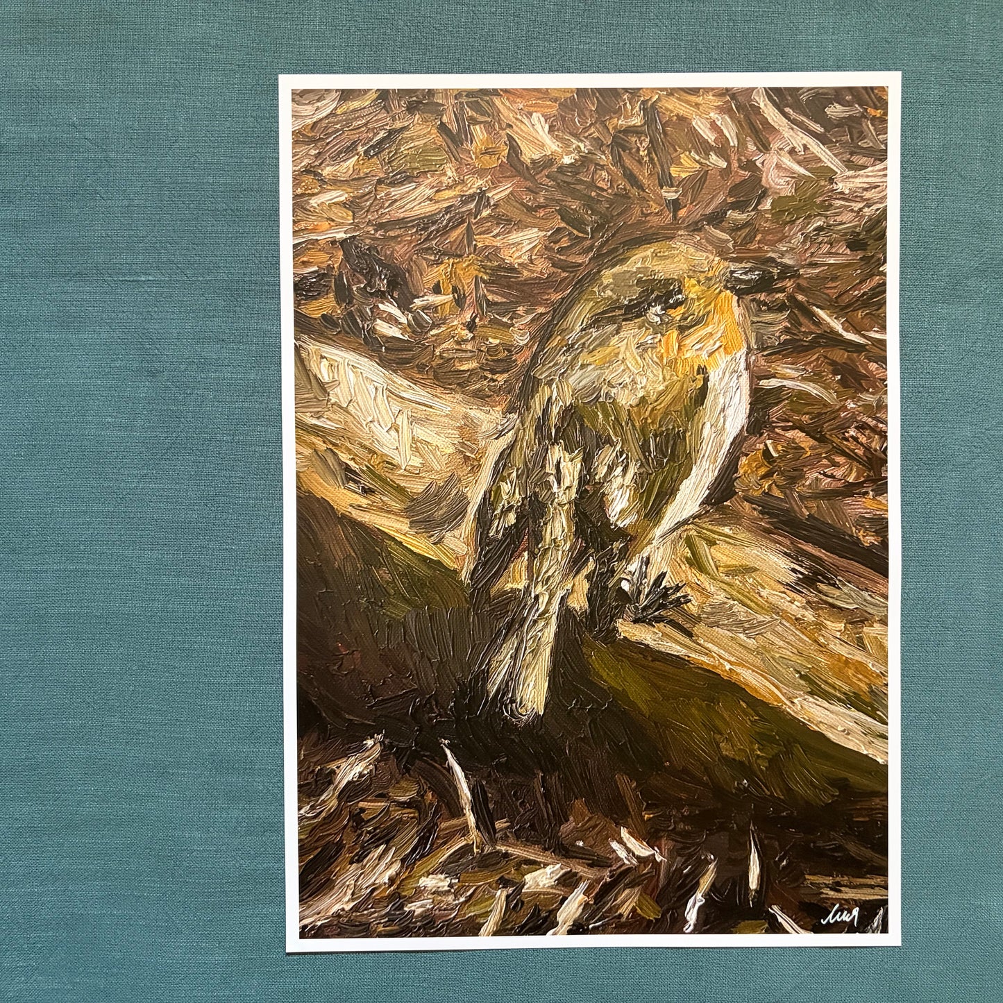 Robin III signed art print
