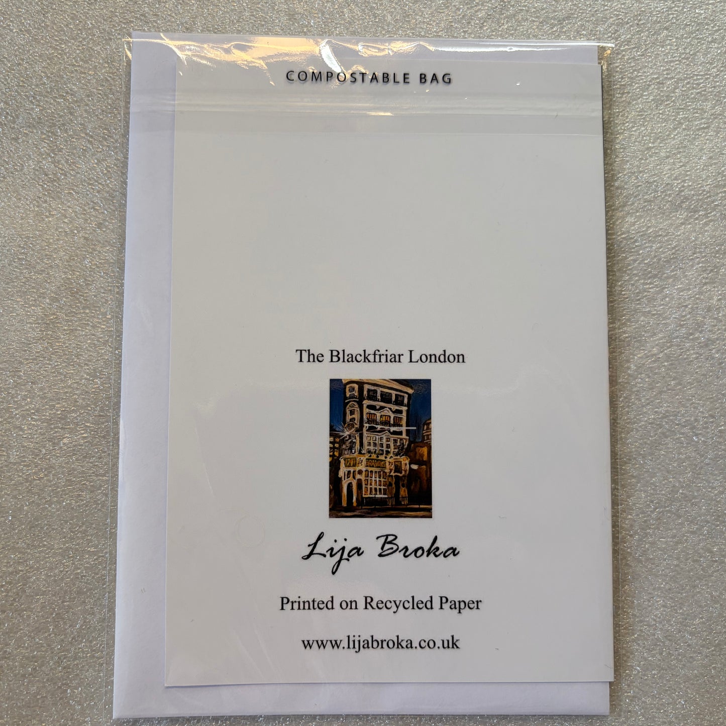 The Blackfriar, London greeting card