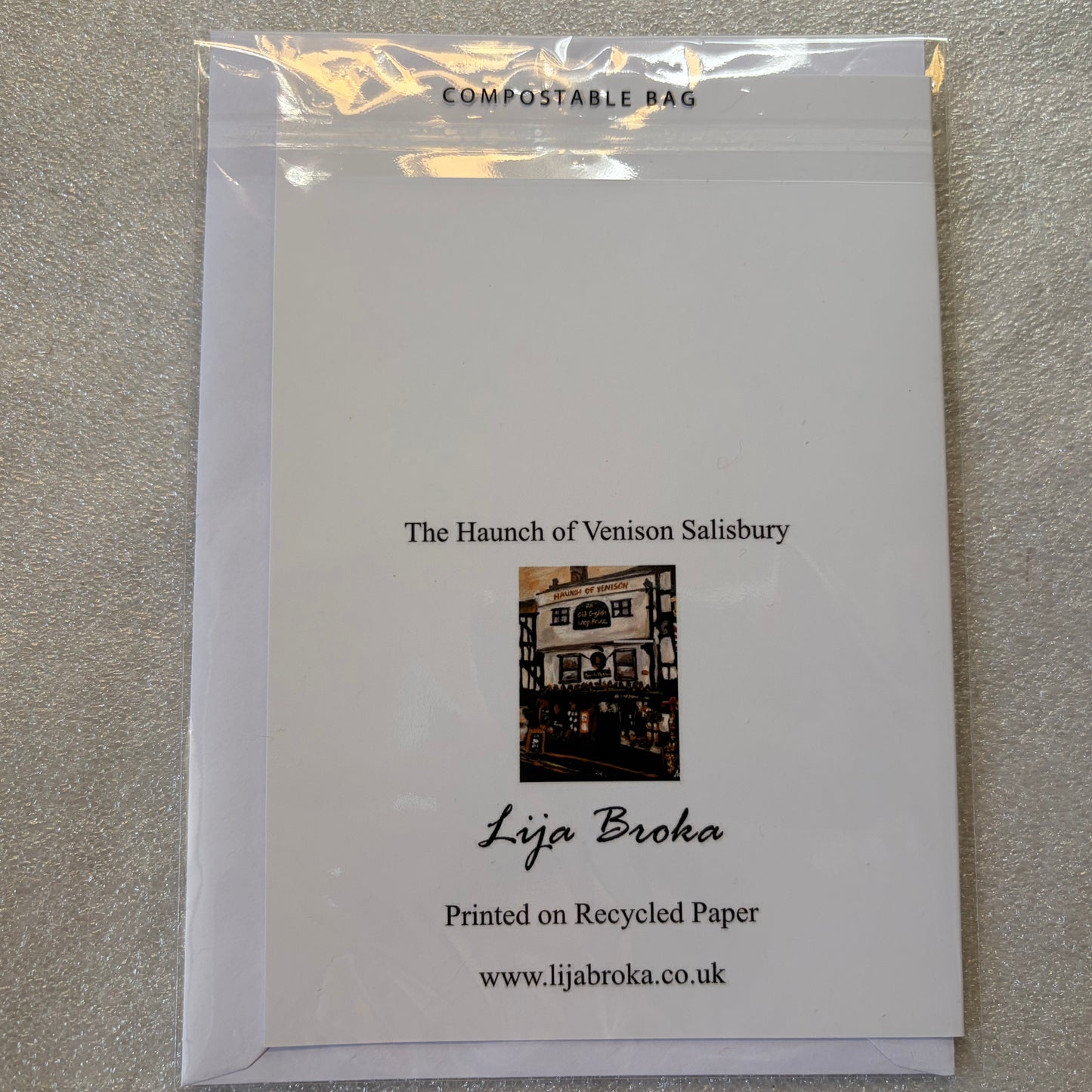 The Haunch of Venison, Salisbury greeting card