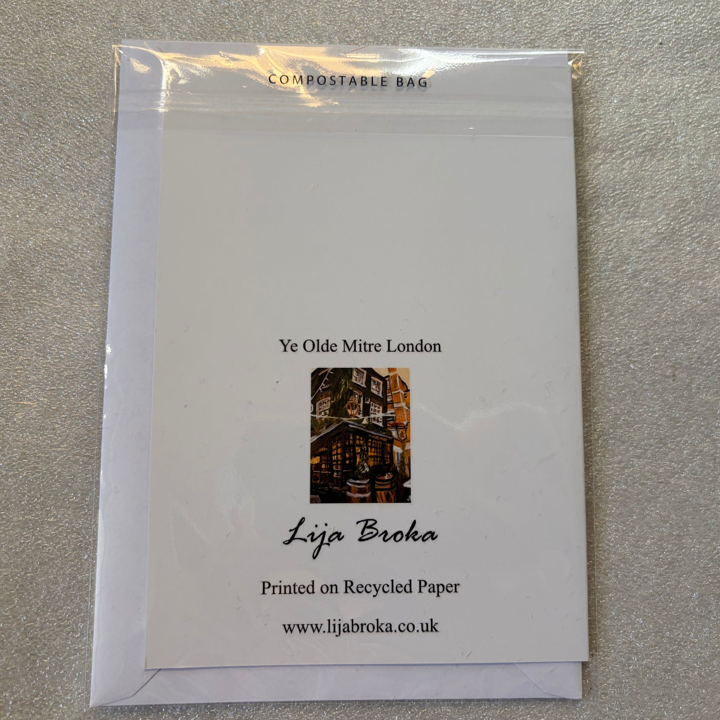 Ye Olde Mitre, London greeting card