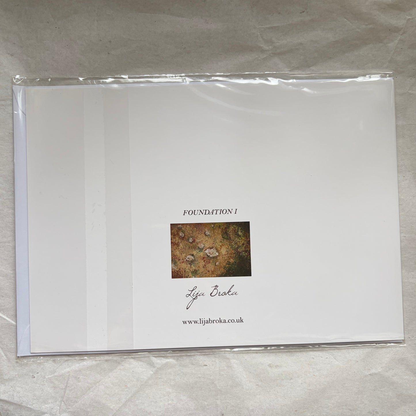 Foundation I greeting card