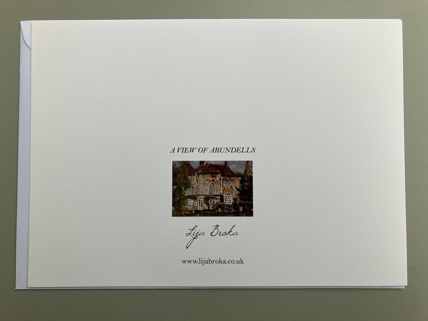 A View of Arundells A5 card