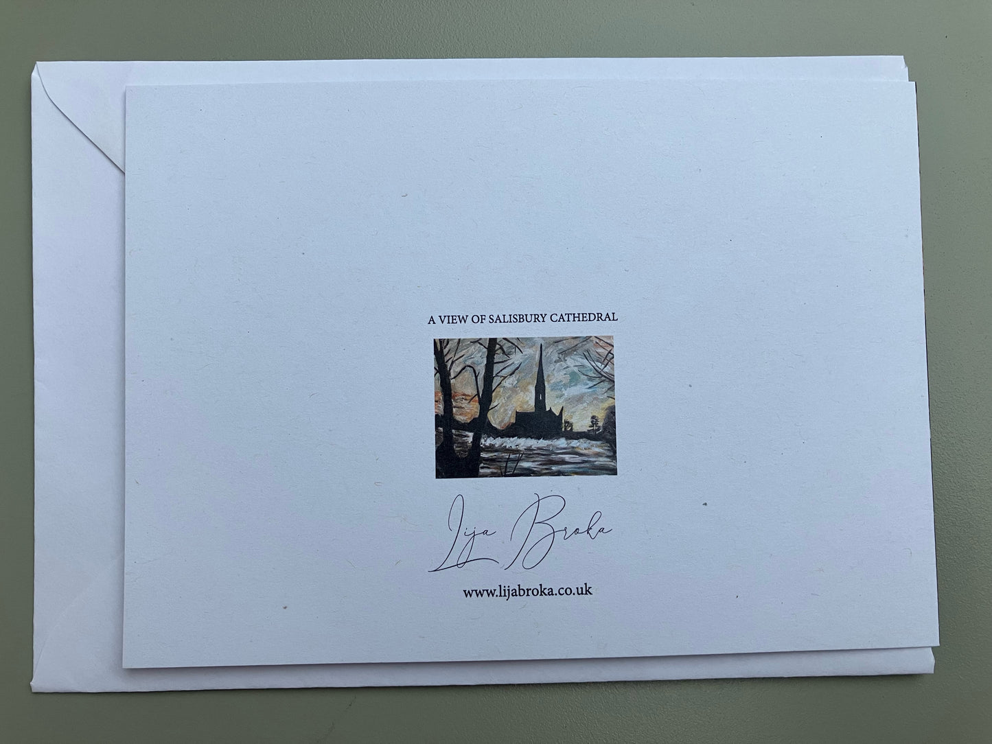 A View of Salisbury Cathedral I A6 card