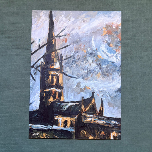A View of Salisbury Cathedral VI signed art print