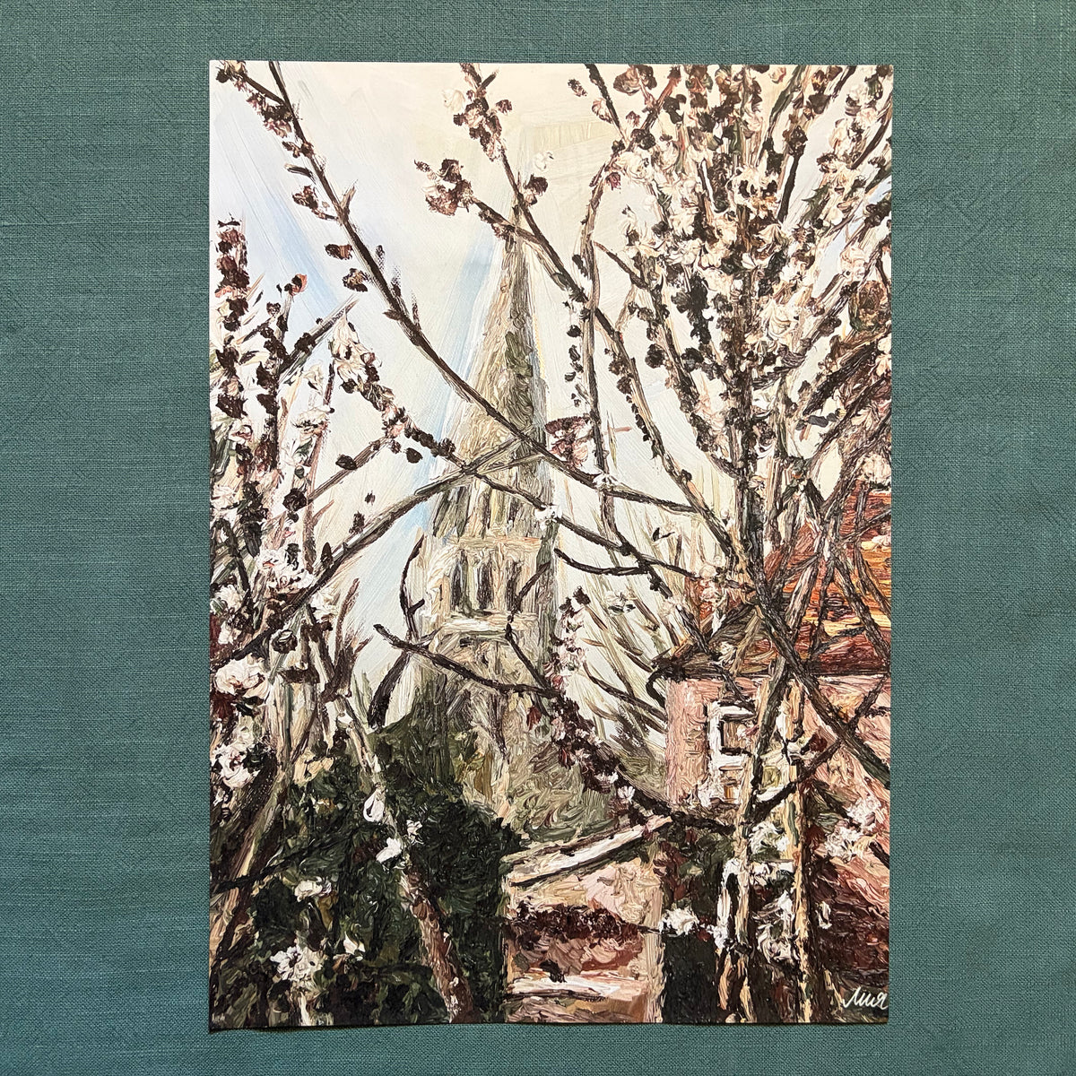 A View of Salisbury Cathedral V signed art print