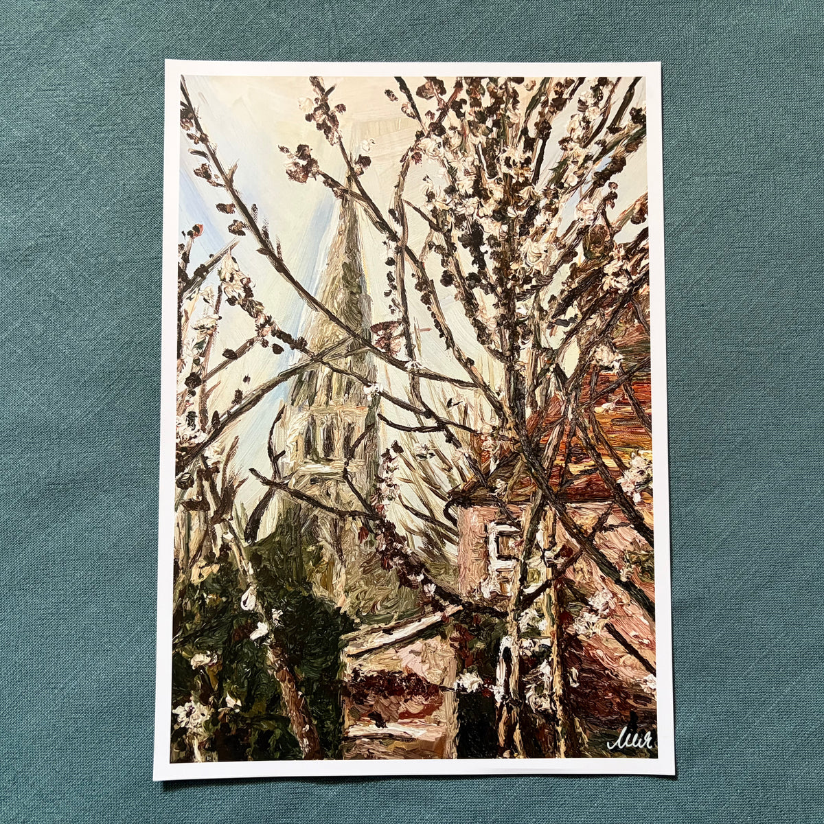 A View of Salisbury Cathedral V signed art print