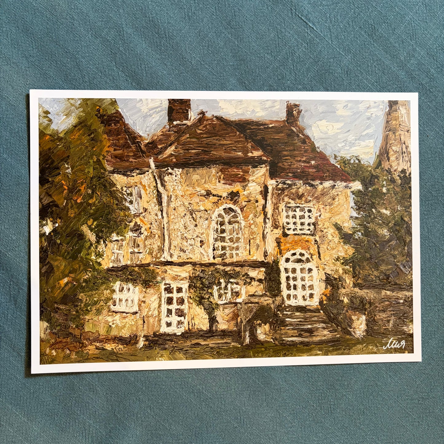 A View of Arundells, Salisbury signed art print