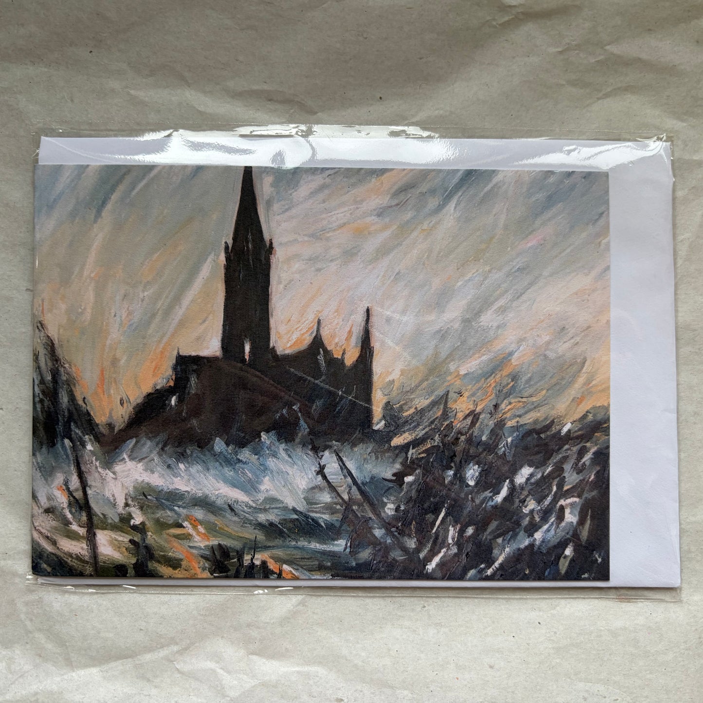 A View of Salisbury Cathedral III greeting card