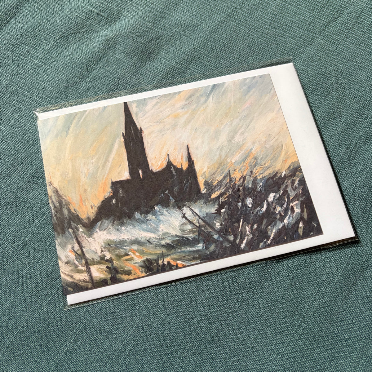 A View of Salisbury Cathedral III greeting card