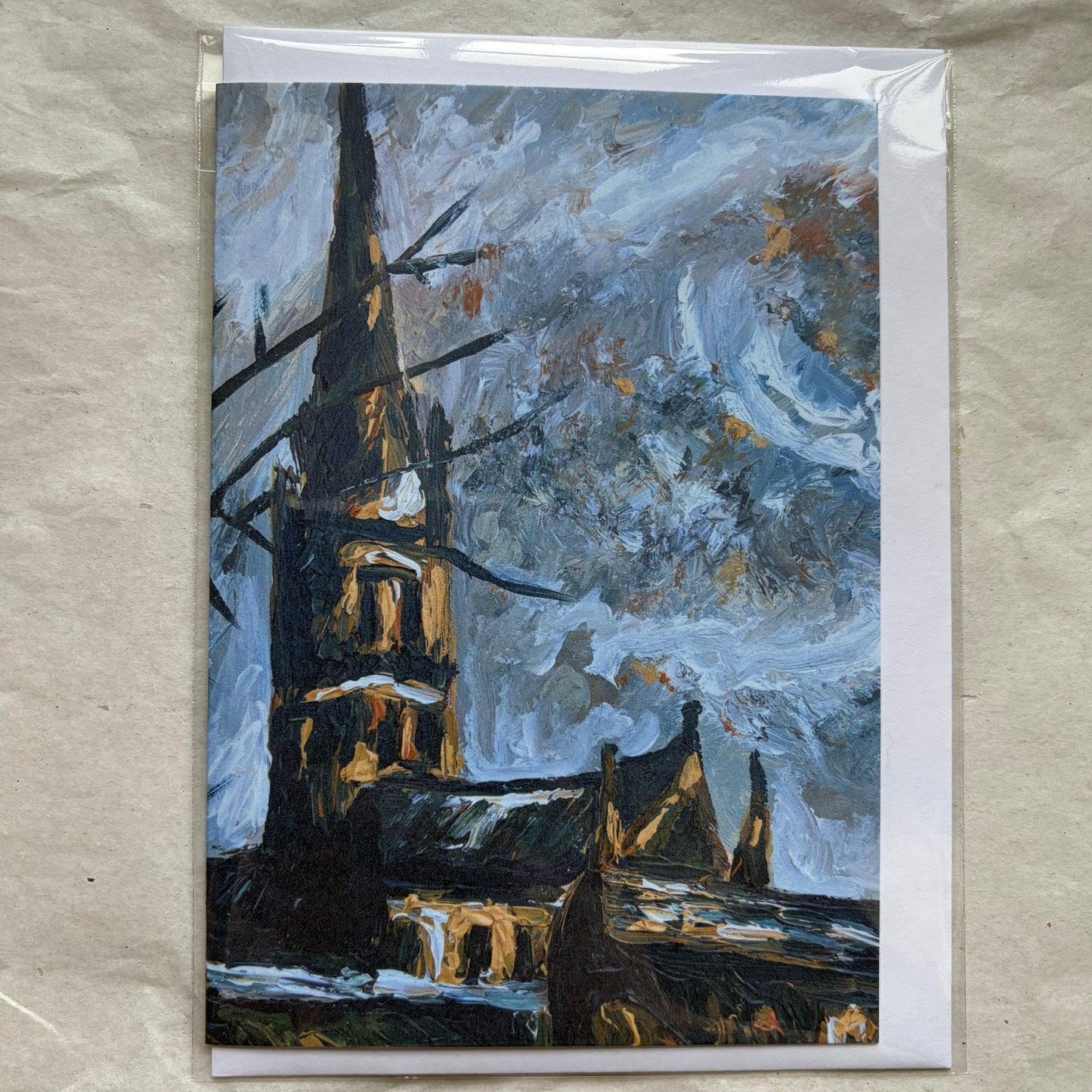 A View of Salisbury Cathedral VI greeting card