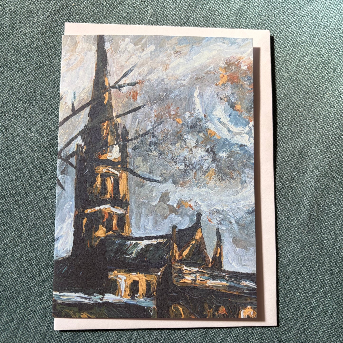 A View of Salisbury Cathedral VI greeting card