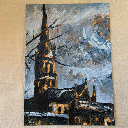 A View of Salisbury Cathedral VI signed art print