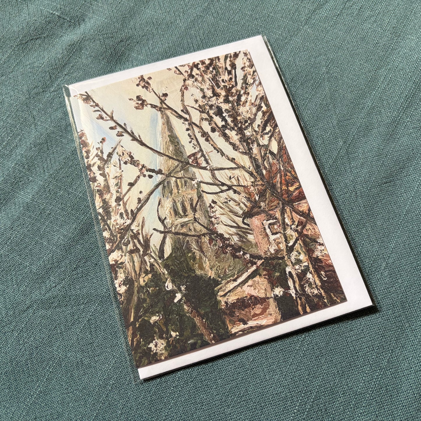 A View of Salisbury Cathedral V greeting card