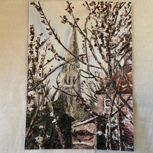 A View of Salisbury Cathedral V signed art print