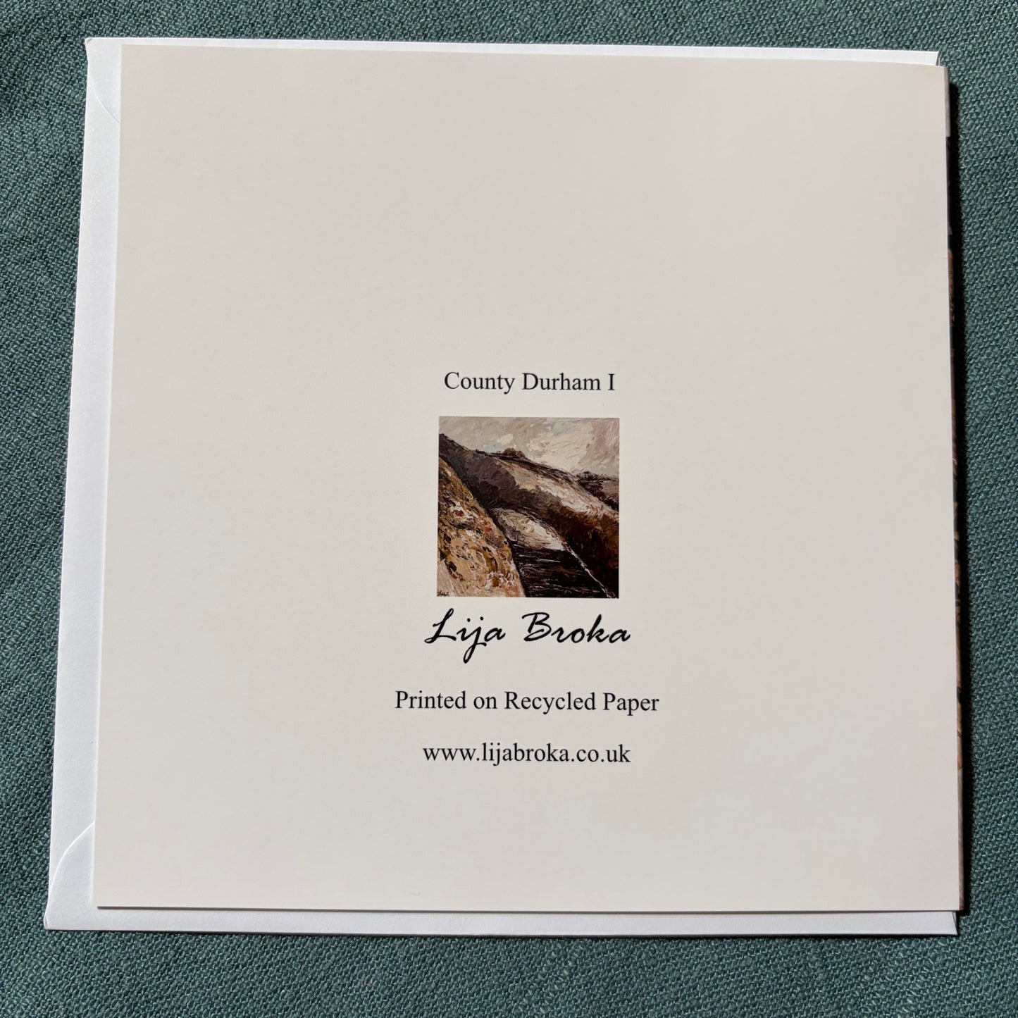 County Durham I greeting card