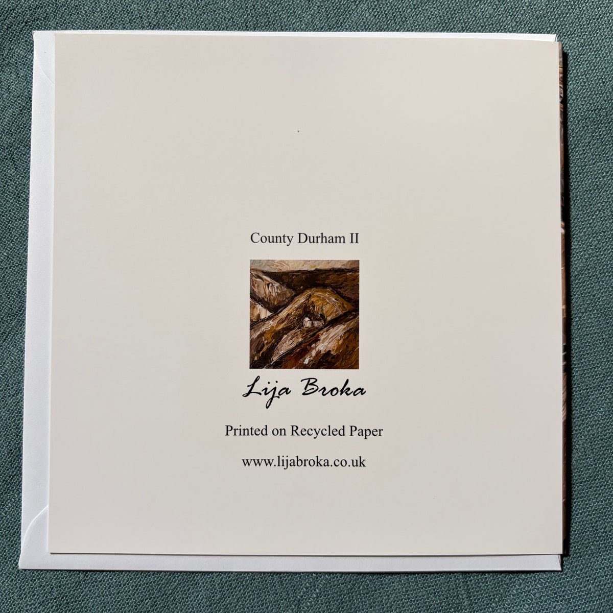 County Durham II greeting card