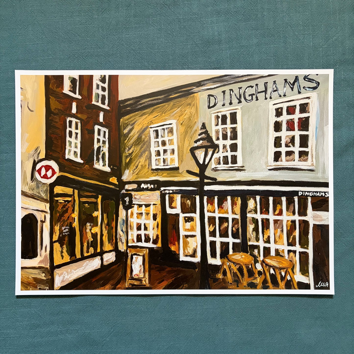 Market Walk, Salisbury signed art print