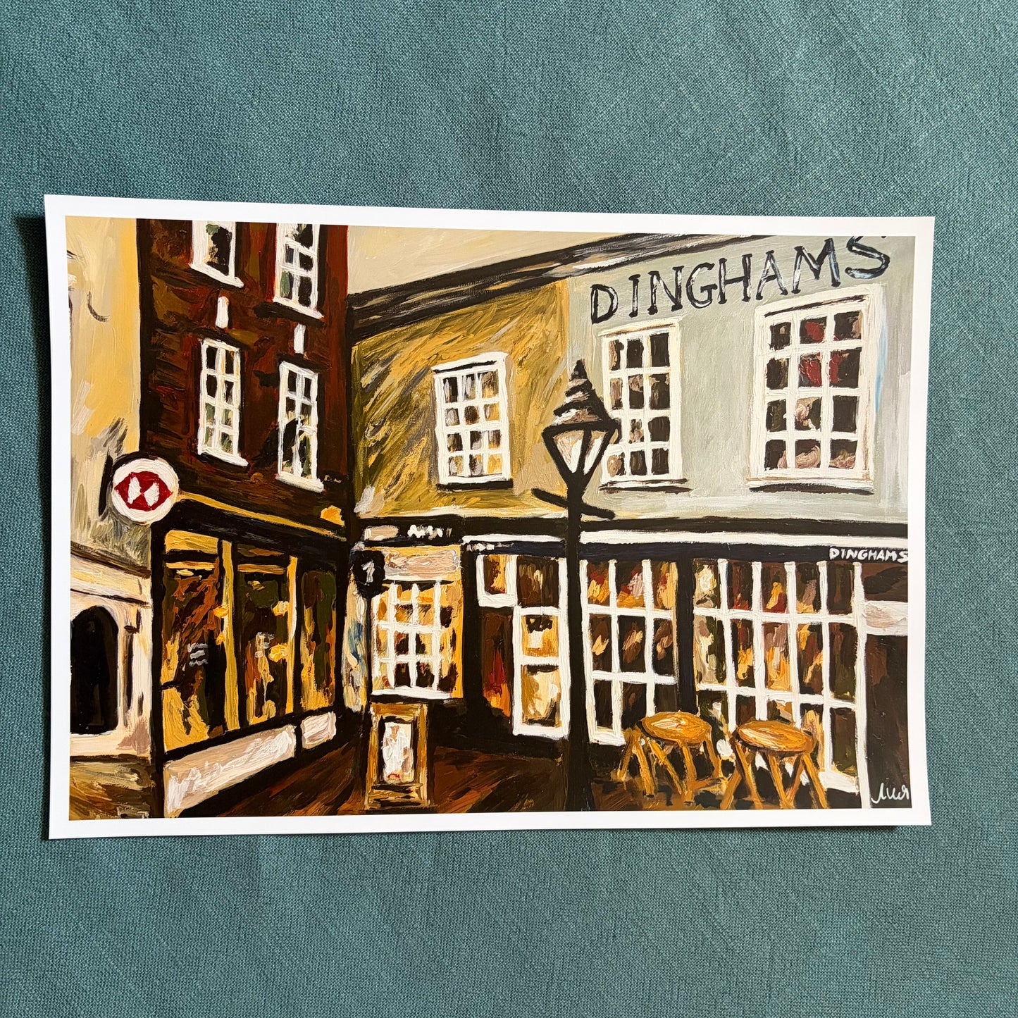Market Walk, Salisbury signed art print