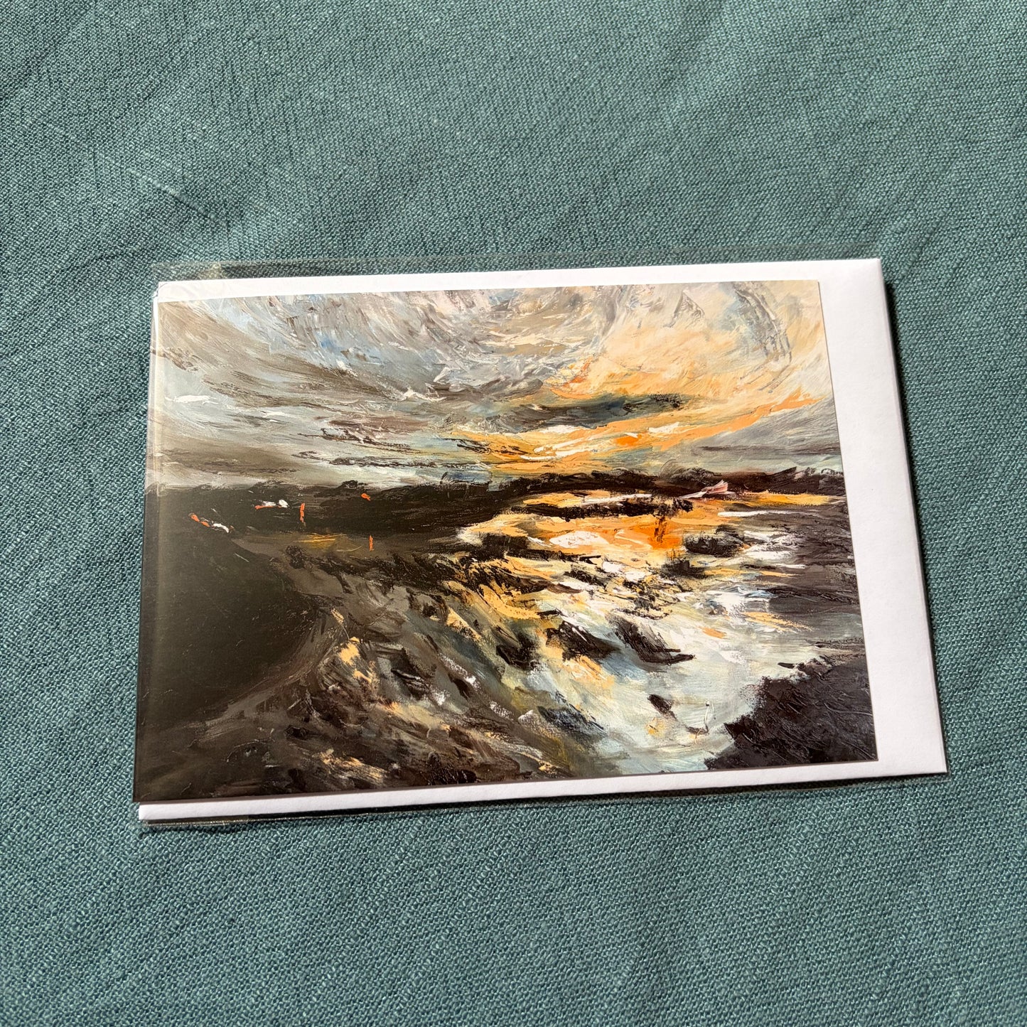 River Allen Wimborne Dorset greeting card