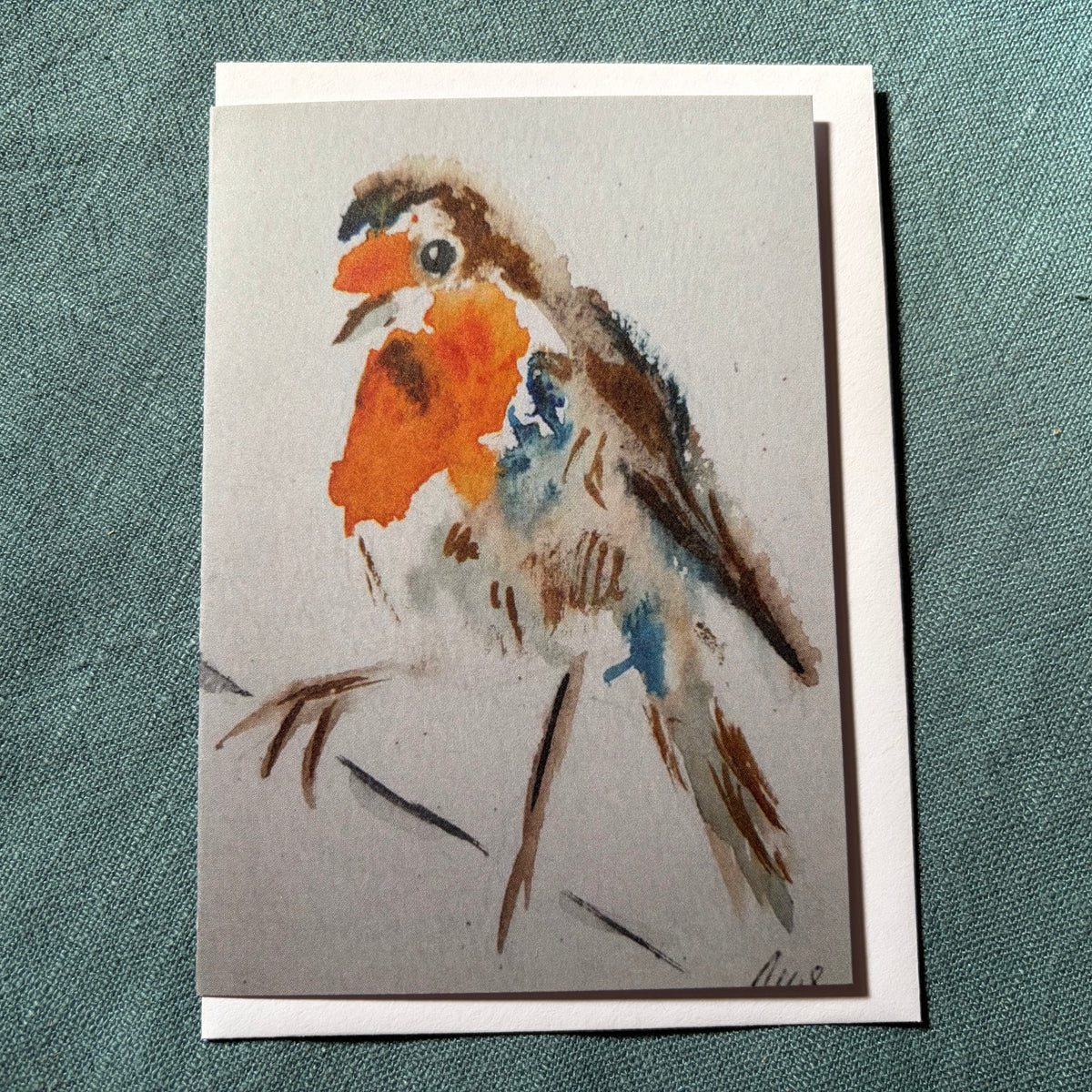 Robin greeting card