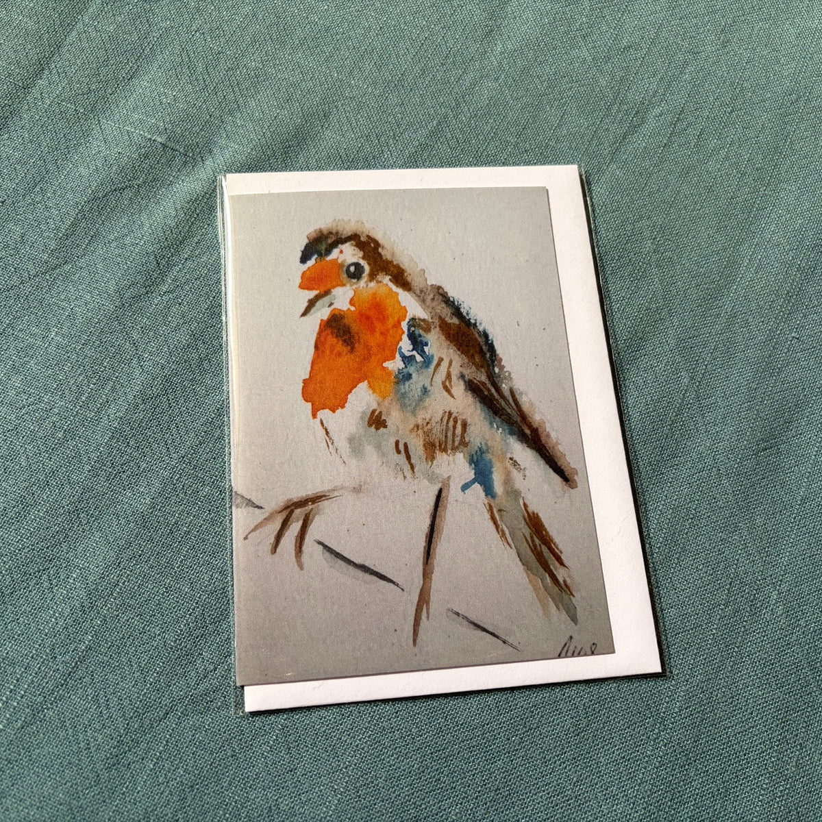 Robin greeting card