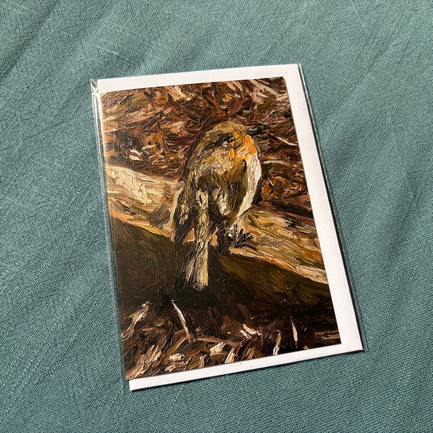 Robin III greeting card