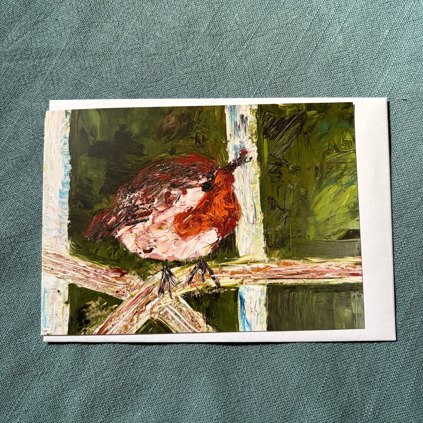 Robin II greeting card