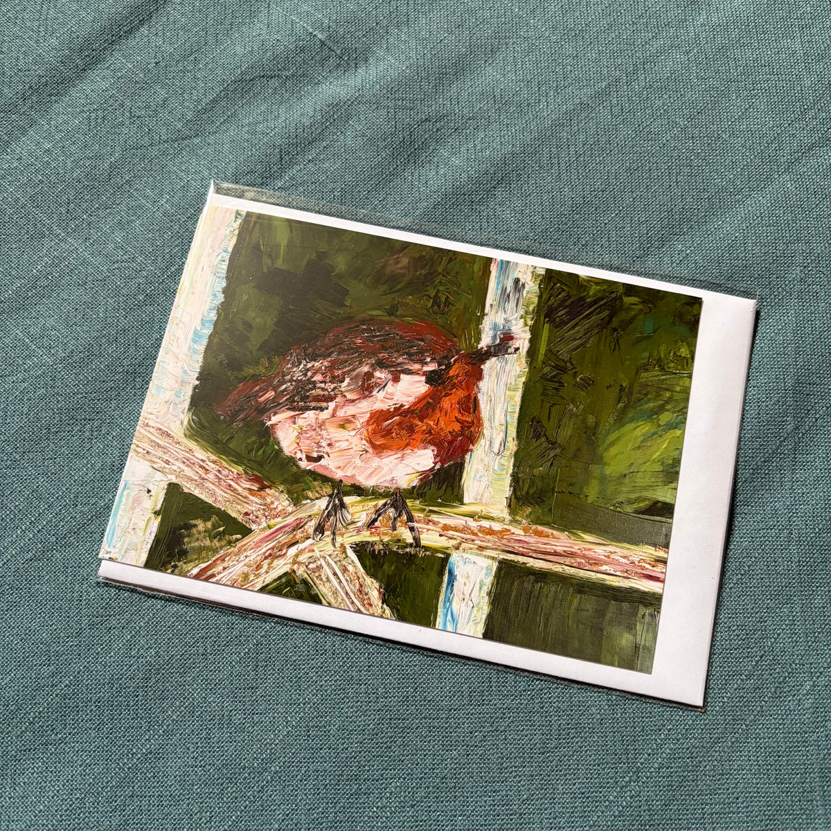 Robin II greeting card