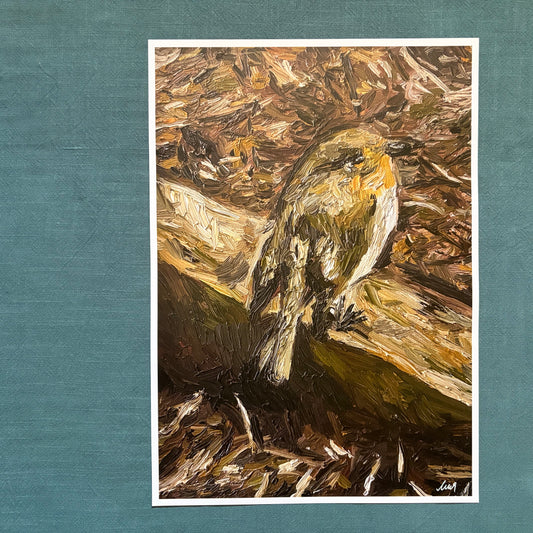 Robin III signed art print