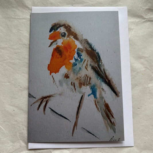 Robin greeting card