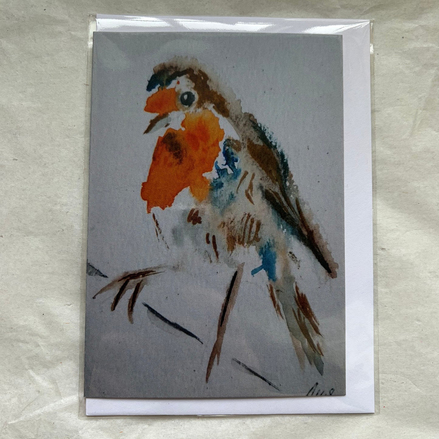 Robin greeting card