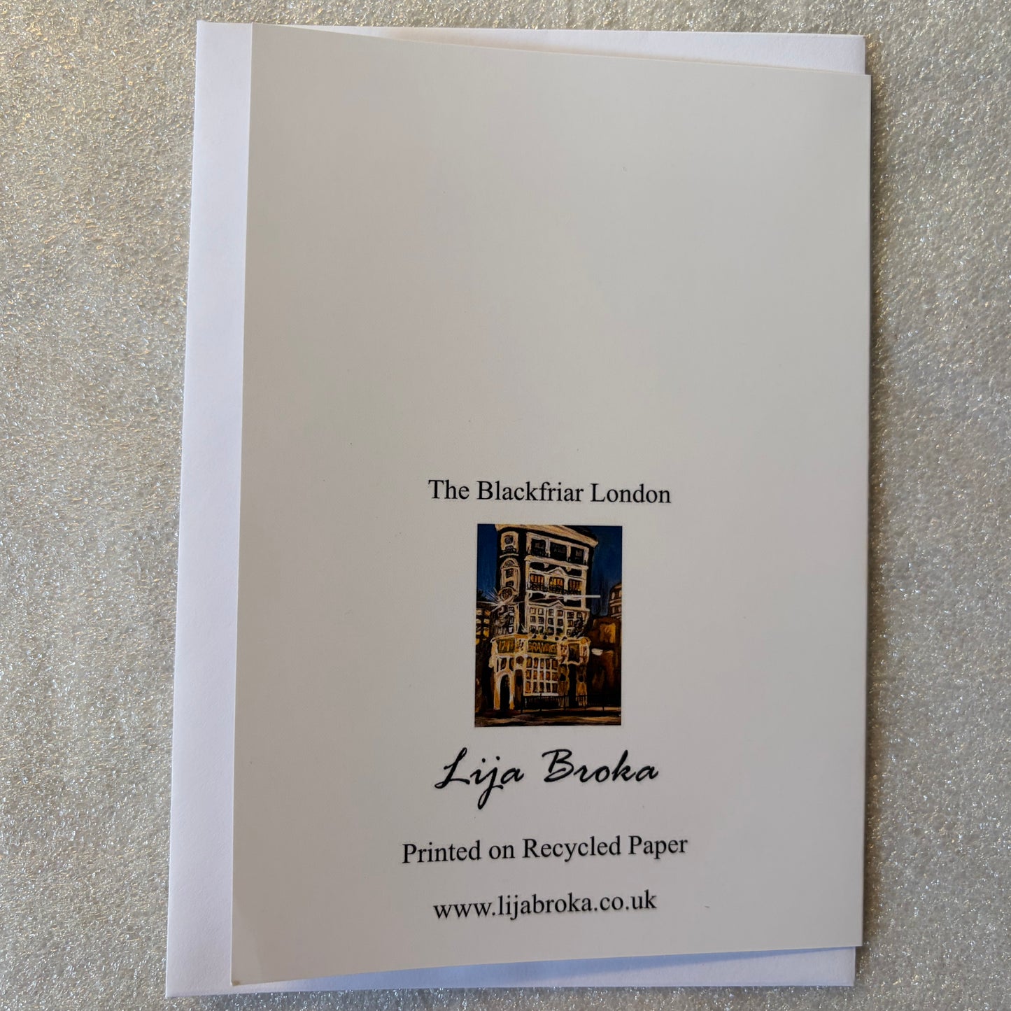 The Blackfriar, London greeting card