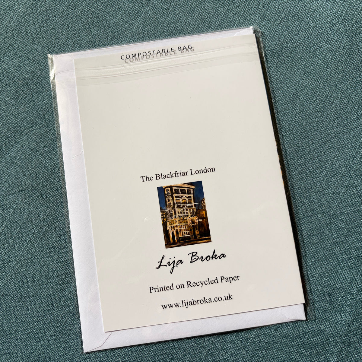 The Blackfriar, London greeting card