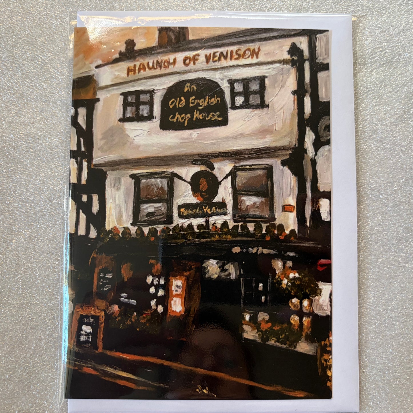 The Haunch of Venison, Salisbury greeting card