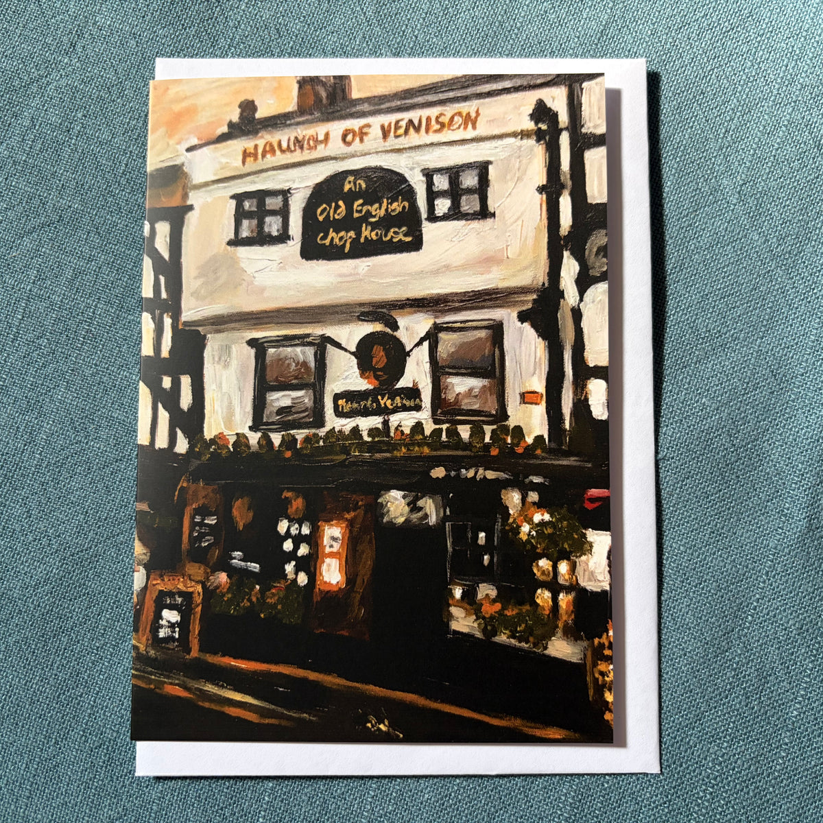 The Haunch of Venison, Salisbury greeting card