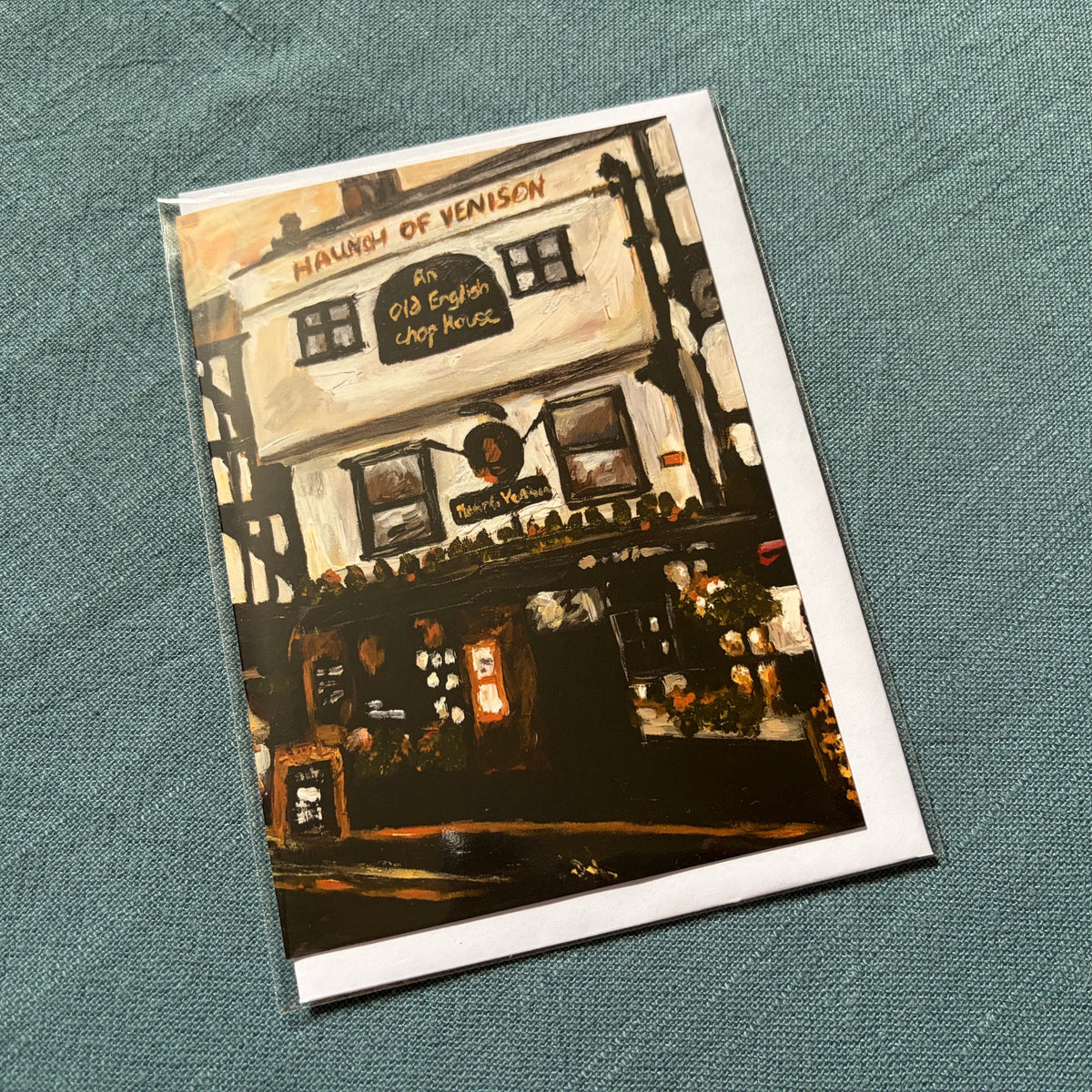 The Haunch of Venison, Salisbury greeting card