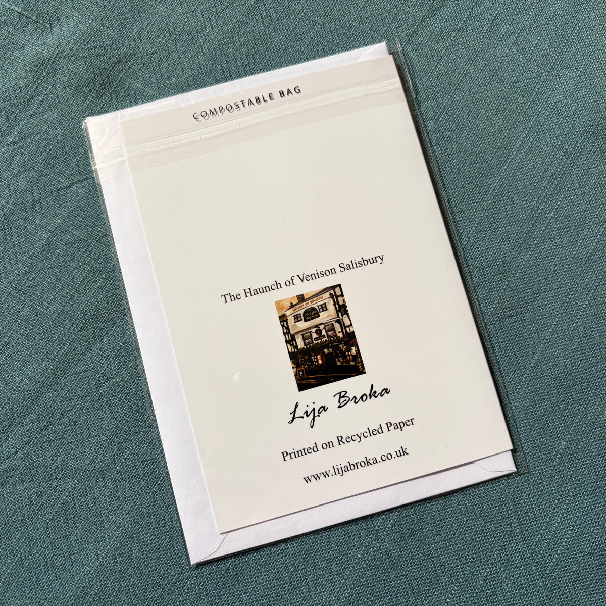 The Haunch of Venison, Salisbury greeting card