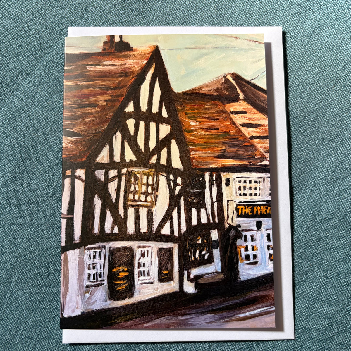 The Pheasant Inn, Salisbury greeting card
