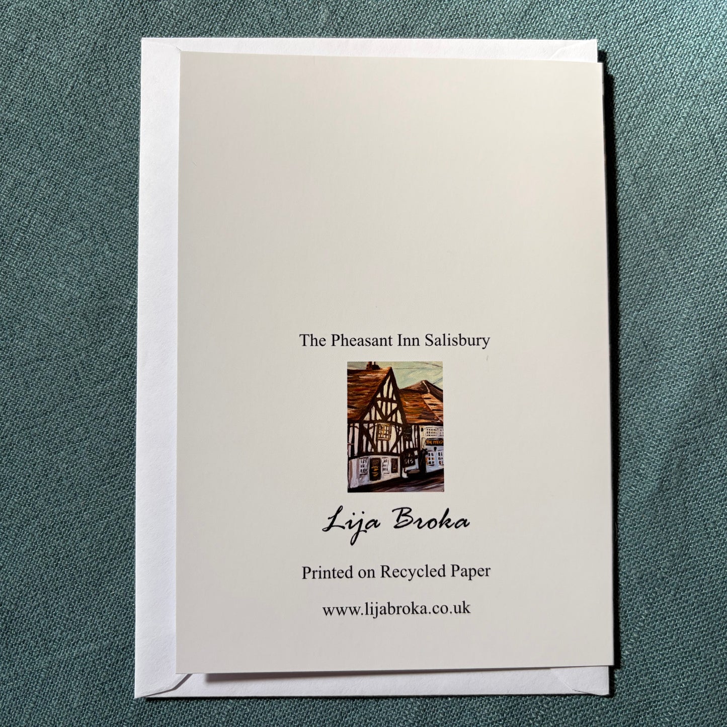 The Pheasant Inn, Salisbury greeting card