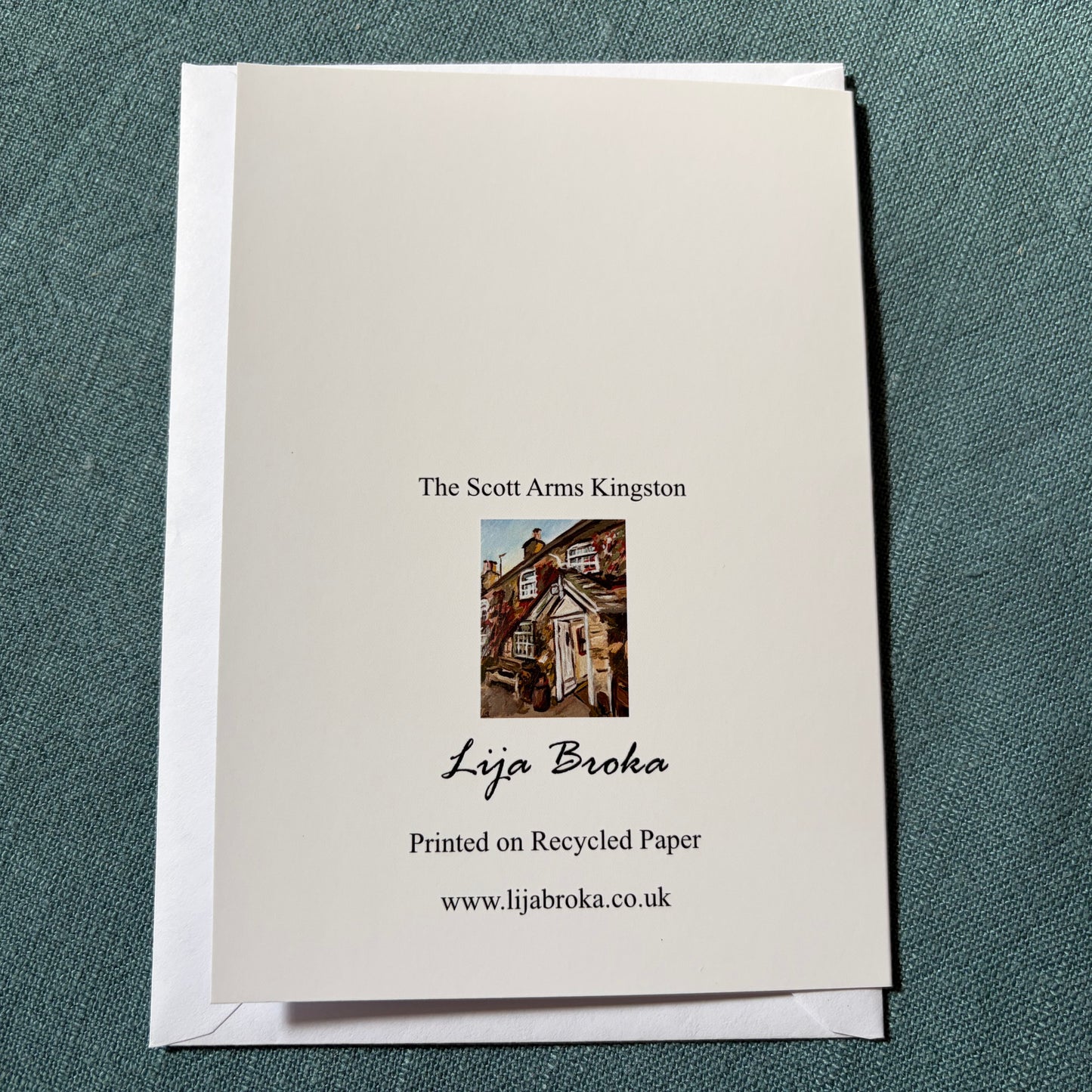 The Scott Arms Kingston greeting card