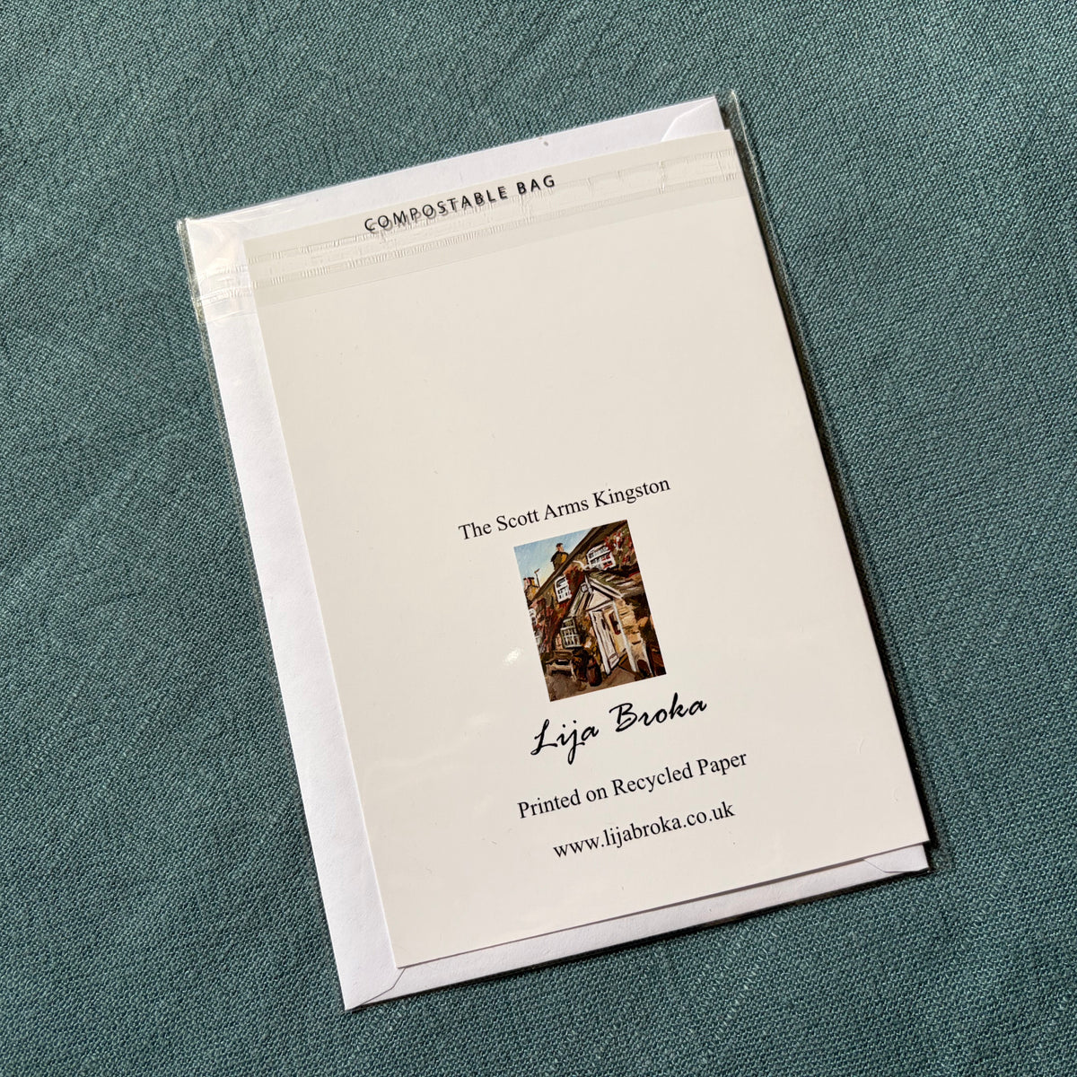 The Scott Arms Kingston greeting card