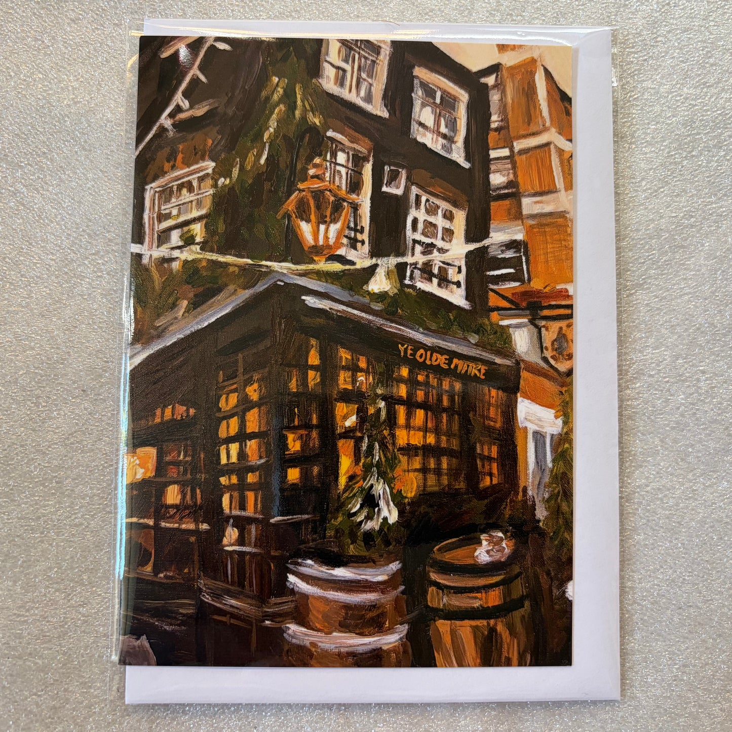 Ye Olde Mitre, London greeting card