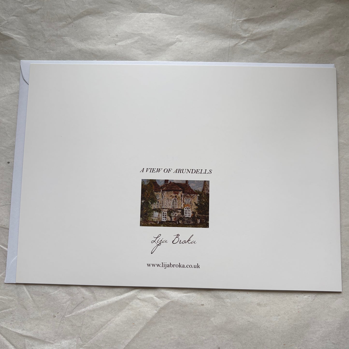 A View of Arundells, Salisbury greeting card