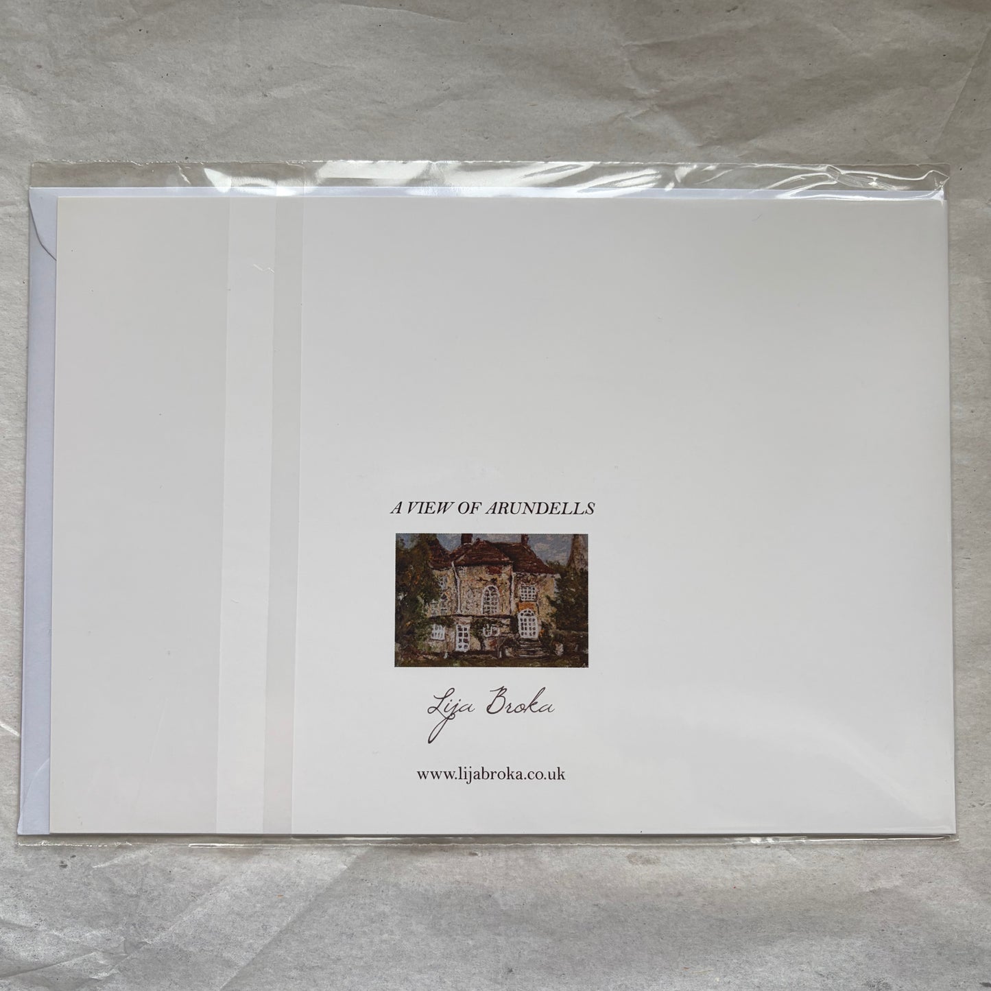 A View of Arundells, Salisbury greeting card