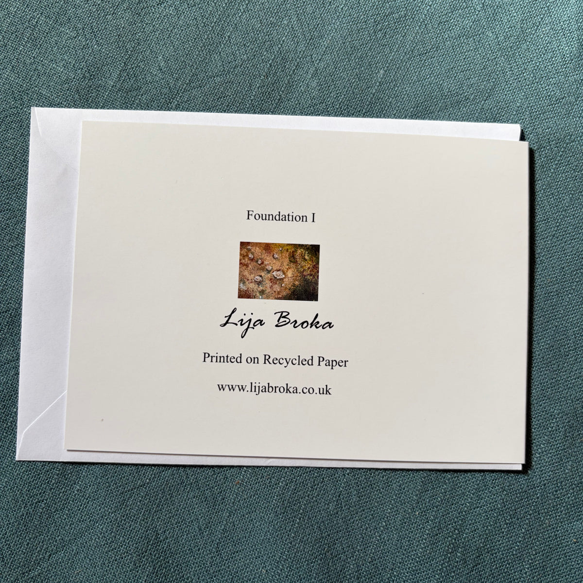 Foundation I greeting card