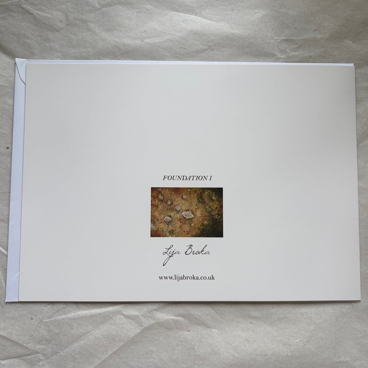 Foundation I greeting card