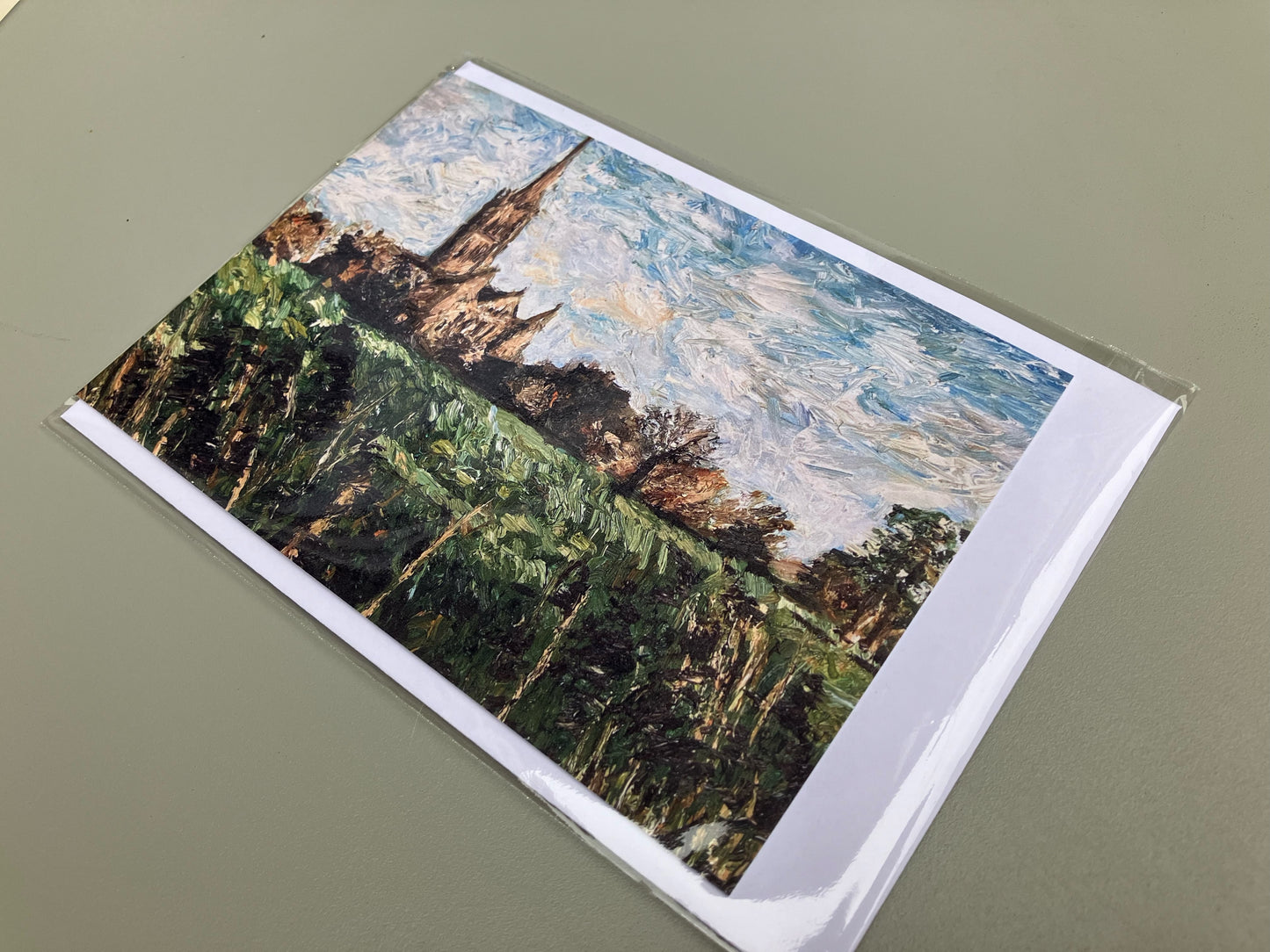 A View of Salisbury Cathedral II A6 card