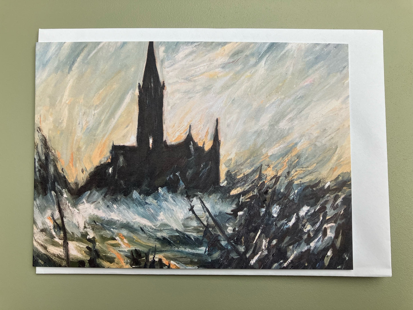 A View of Salisbury Cathedral III A6 card