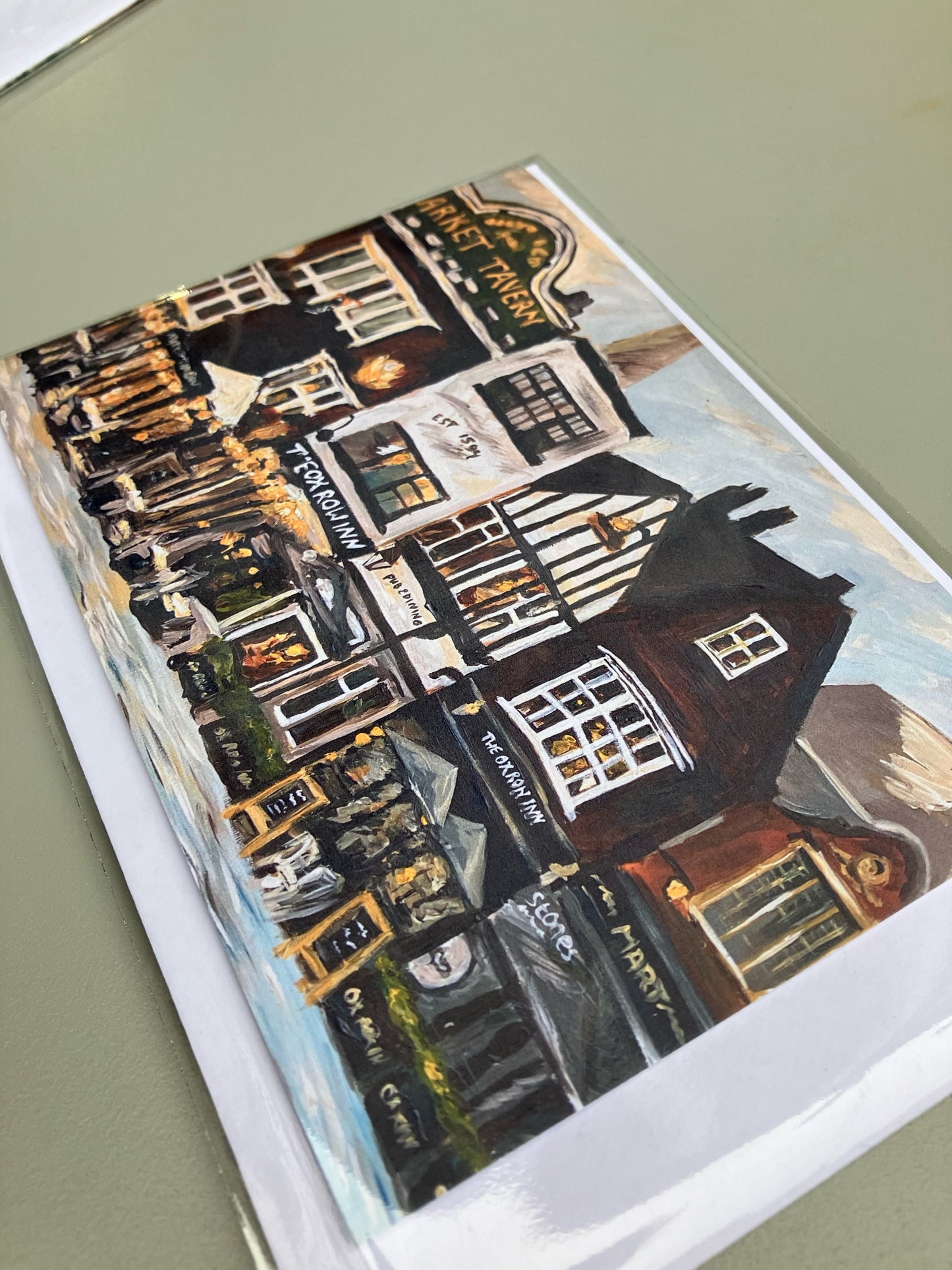 A View of Salisbury Market Square A6 card