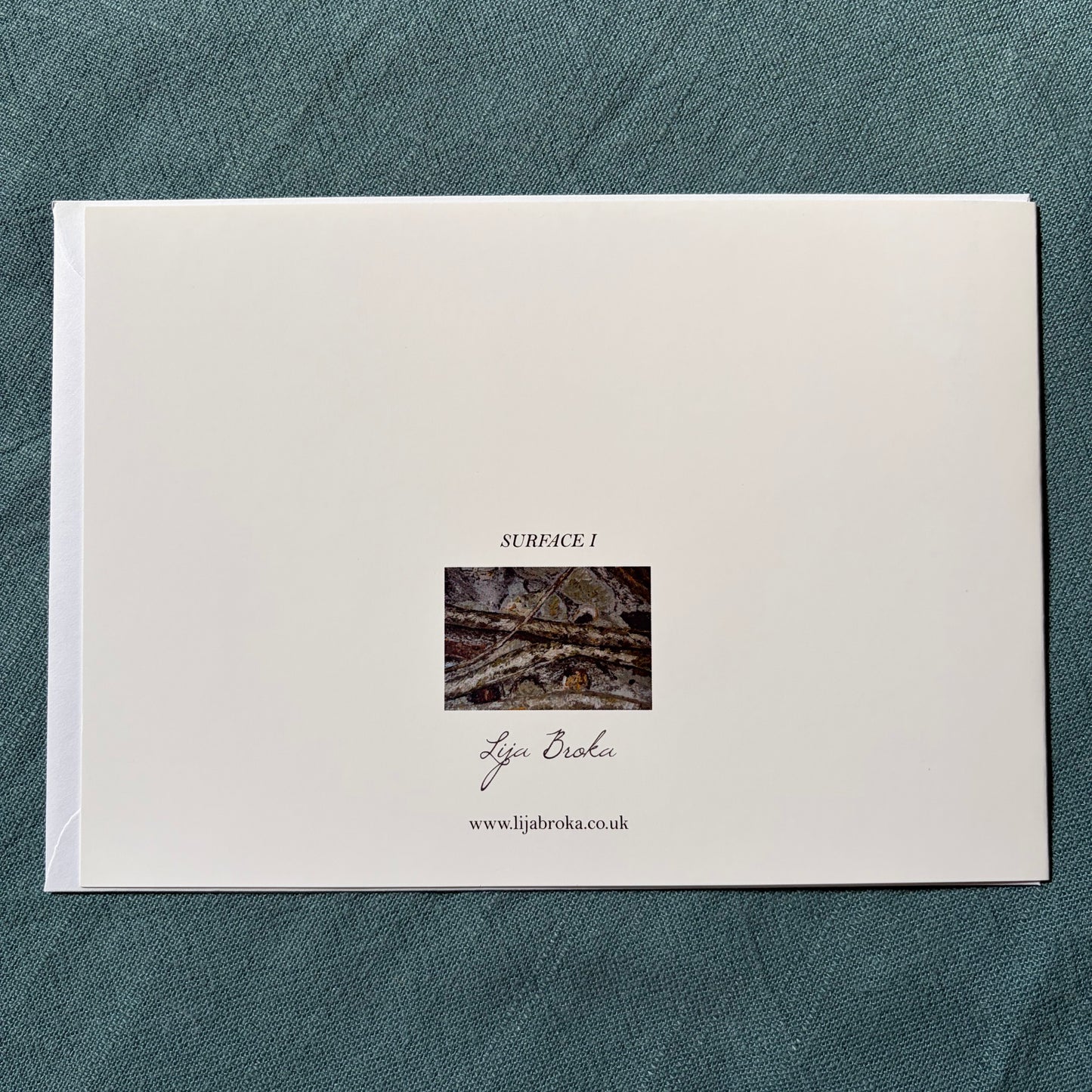 Surface I greeting card